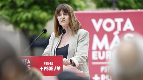 Idoia Mendia,  nmero 10 de la candidatura del PSOE