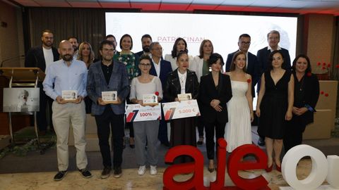 Foto de archivo de la entrega de premios de AJE Ourense, en octubre del 2025
