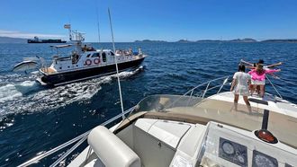 La patrullera se ha convertido en el Salacia, un barco de 17 metros de eslora propulsado por dos motores de 470 caballos.