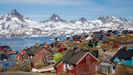 Pueblo de Tasiilaq, en Groenlandia