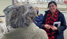 Elena Candia, no barrio da Residencia, onde pronto abrir�n novas dotaci�ns da Xunta