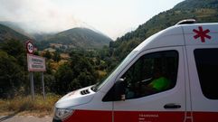 Una ambulancia, en foto de archivo