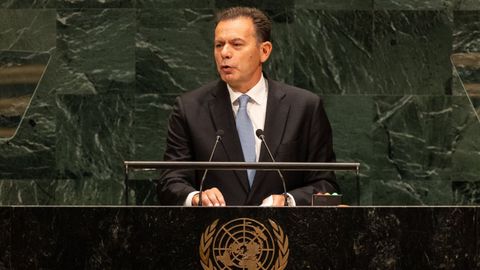 Lu�s Montenegro, la semana pasada en la ONU