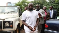 Madzibaba Ishmael despu�s de ser detenido