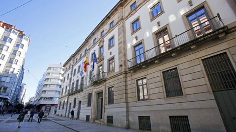La Audiencia Provincial de Pontevedra, en una imagen de archivo.