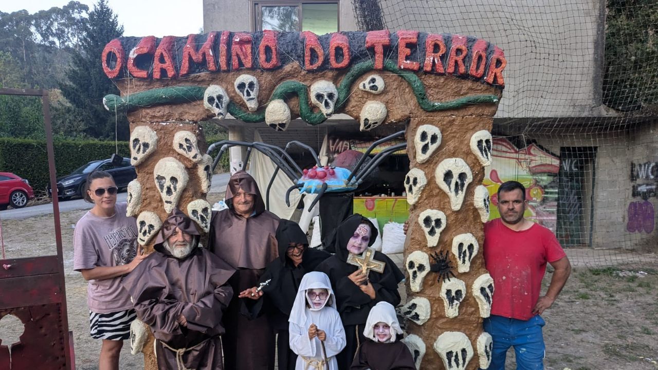 El monte de Nigrán se transforma en toda una película de terror