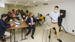 Fernando Vald�s, en Foz, con alcaldes, el delegado de la Xunta y otras autoridades