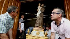 Procesin el da de San Antonio de este ao en las fiestas de este barrio de Monforte, que son unas de las que reciben ayuda municipal