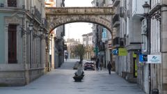 Imagen del centro vac�o tras varios d�as de Estado de Alarma