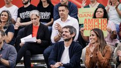 Ada Colau y Ernest Urtasun, entre otros pol�ticos de izquierdas durante la presentaci�n del Frente Amplio.
