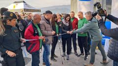 Marcha contra la ELA desde Arcade a Pontevedra