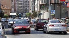 La N-547 se satura en Arz&uacute;a (en la foto) y en Melide, a la espera de la apertura total de la autov&iacute;a A-54