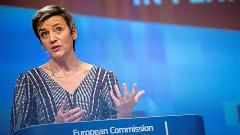 La vicepresidenta de la Comisin Europea Margrethe Vestager