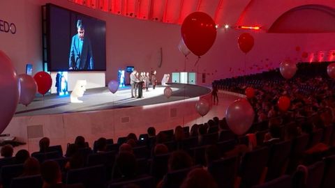 Gala de entrega de los premios AJE