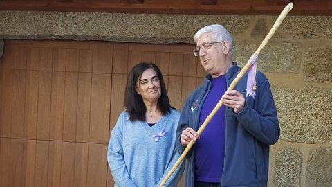 Carballido, entregando la Aguillada de mando a Delgado.