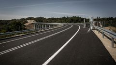 As es en vista area el nuevo enlace del poligono de San Cibrao con la A-52