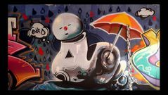 Grafiti multado