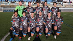 El once inicial del EFM Boiro que se enfrent� a As Celtas B en A Madroa.