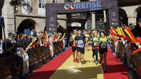 Carrera solidaria de la Guardia Civil en Ourense.