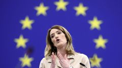 Roberta Metsola, reelegida como presidenta del Parlamento Europeo.