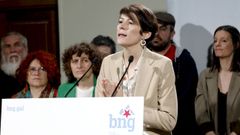 Ana Pontn este lunes tras reunirse con la ejecutiva del BNG