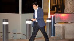 El consejero de OHL Javier Lpez Madrid, a su salida de la Audiencia Nacional tras declarar ante el juez Eloy Velasco