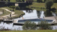 Las piscinas del Monte do Gozo se ponen a punto