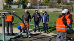 Arrancan las obras del parque de Santa Teresita.