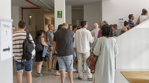 Candidatos a una oposici�n, en una imagen de archivo. 