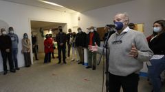 Inauguraci�n da exposici�n no Cenima de Foz, organizada por Ta en Artes