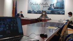 Pleno telem�tico del Concello de Nar�n en el que se aprob� el presupuesto