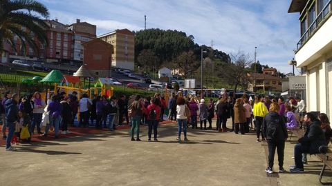 Concentraci�n feminista en Corvera