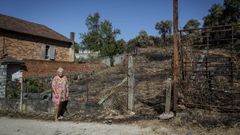Parroquia de Canibelos afectada por un incendio