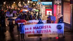 Manifestaci�n con la participaci�n de la Marcha Mundial das Mulleres