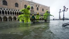 Las peores inundaciones en Venecia desde 1966