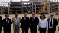 Feijoo visita la obras de ampliacin de Inditex