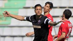 Maikel Mesa anot� los dos goles del Racing de Ferrol ante el Guijuelo