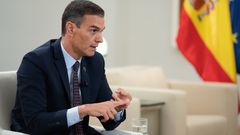 Pedro S�nchez en su intervenci�n de ayer en La Sexta