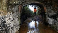 El acceso de la mina todav�a se conserva en pie