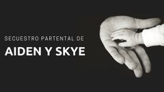 Imagen de la campa�a en redes emprendida por Miriam Ruiz para denunciar el secuestro parental de sus gemelos Aiden y Skye