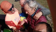 Cheluis rescatado con sus compa�eros