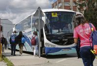 En el Alfredo Bra�as (foto de ayer), la entrada y la salida se adelantar�a media hora. 