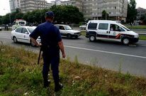 Imagen de archivo de un control conjunto de Polic�a Local y Nacional en la zona. 