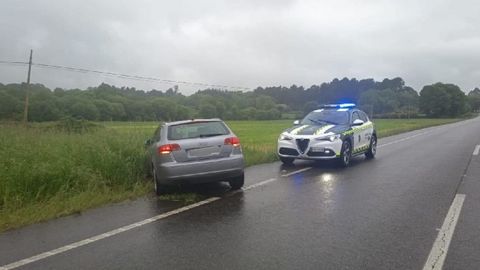 El coche se salió de la LU-120