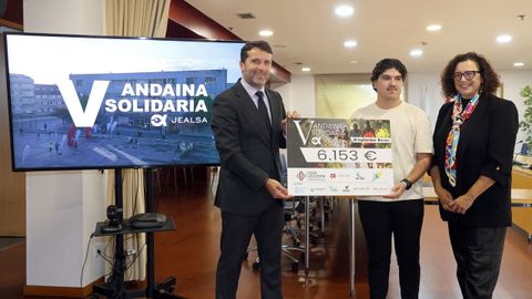 José Ramón Romero, Carlos Pérez y Marga Hermo