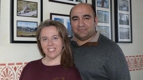 Rosa S�nchez y su marido, Juan Carlos Aguado