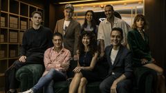 Actores y creadores de �Berl�n�, este viernes en Madrid