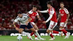 �lvaro Morata, durante un amistoso de pretemporada contra el Arsenal.