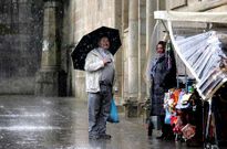 Los chubascos se mantendr�n al menos hasta la mitad de la pr�xima semana.