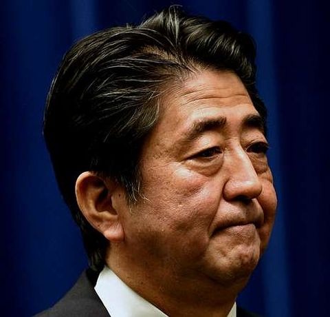 Shinzo Abe. 